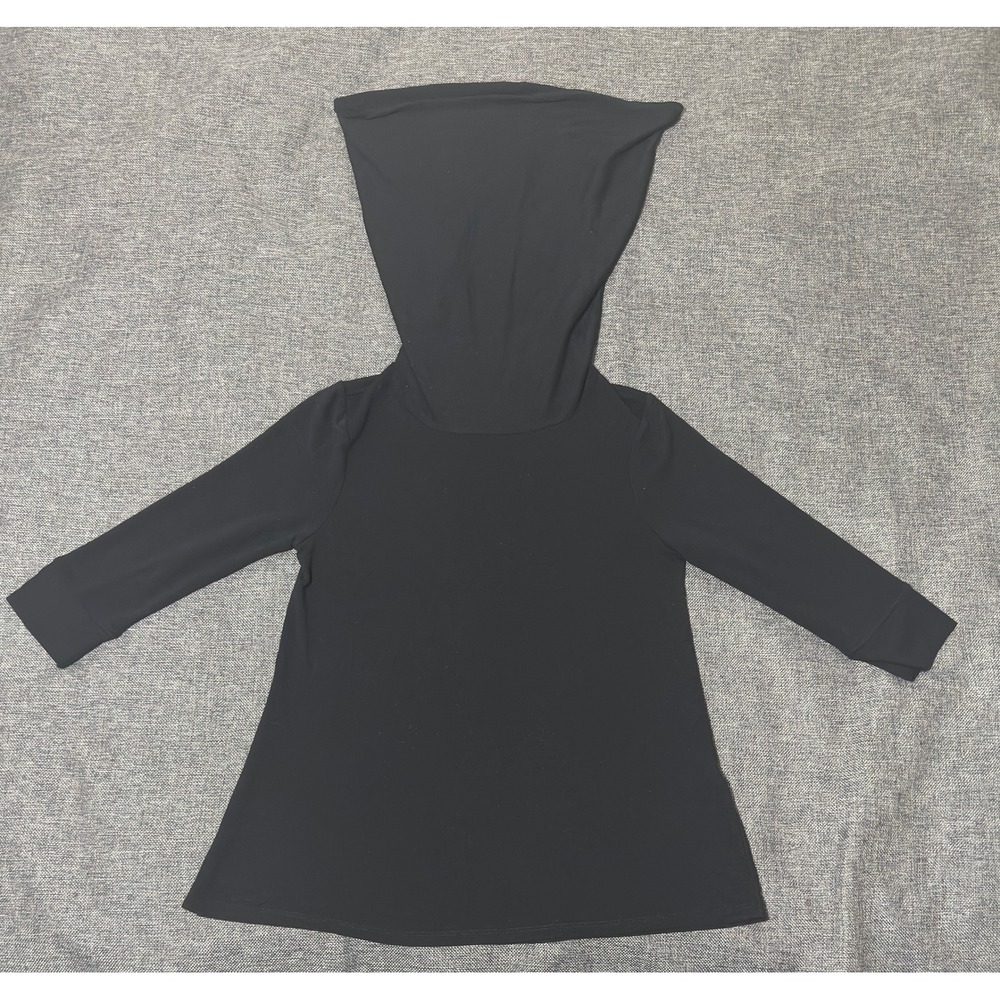 Westbound Womens PM Top Black Cowl Neck Long Sleeve Stretch